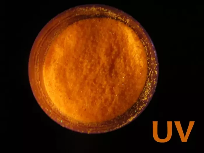 Блискітка оранжевая UV 0,2 мм